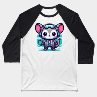 Futuristic kawaii animal Baseball T-Shirt